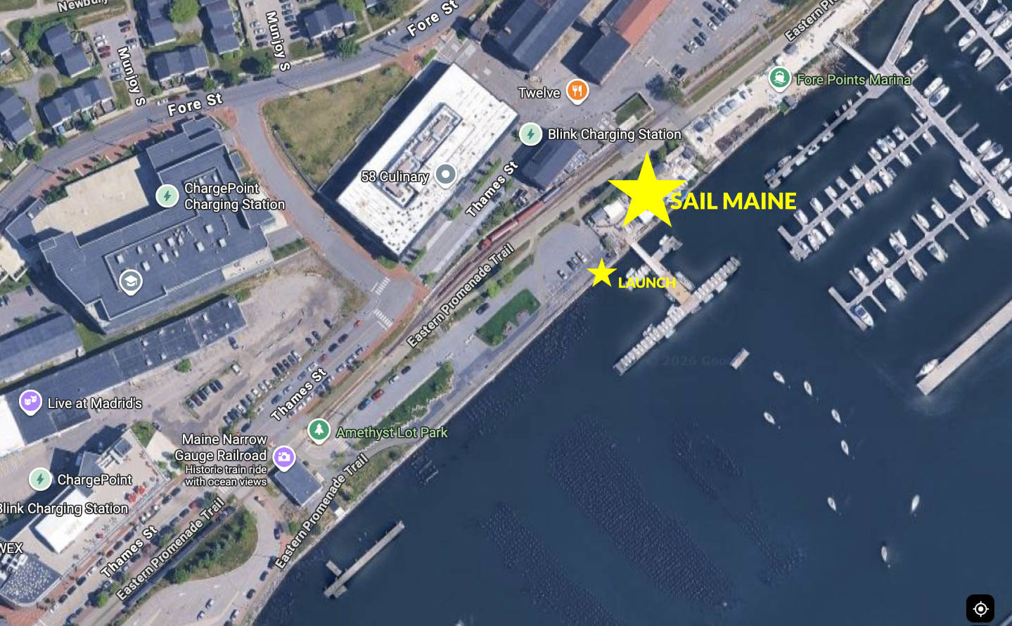 SailMaine Location